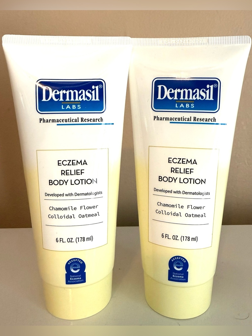 DERMASIL 2 ECZEMA RELIEF BODY LOTIONS (6 FL OZ EA) ANTI-INFLAMMATORY CALMING